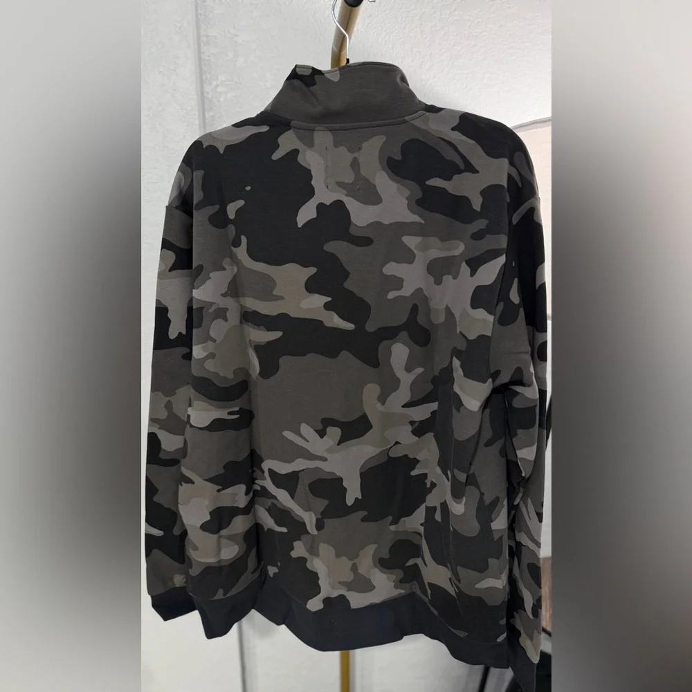 Flint Park Men’s Camo Full Zip Jacket Sweatshirt 2XL NWT - Picture 4 of 7